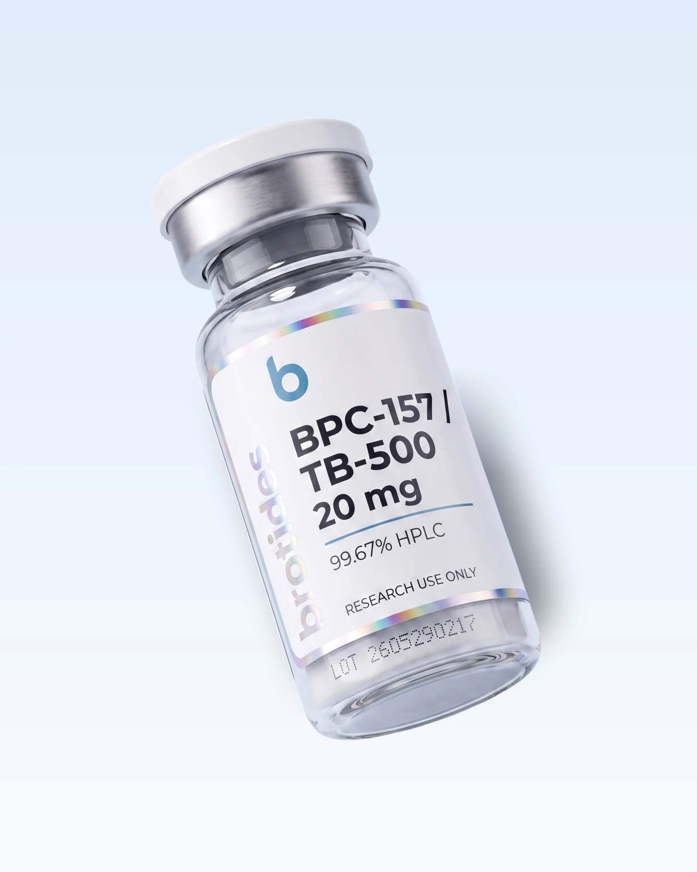 BPC-157 / TB-500 — research vial and retail box